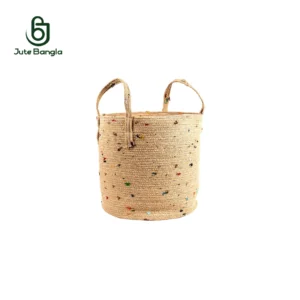 jute basket bag