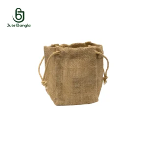 drawstring jute bag