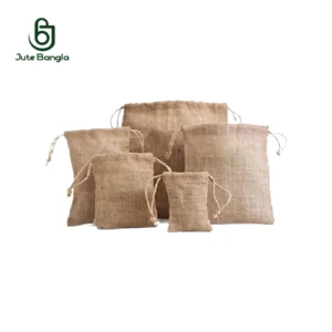Jute Drawstring Bag